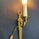 Pair of bronze wall sconces in Empire style