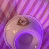 Paris porcelain bowl with monogram