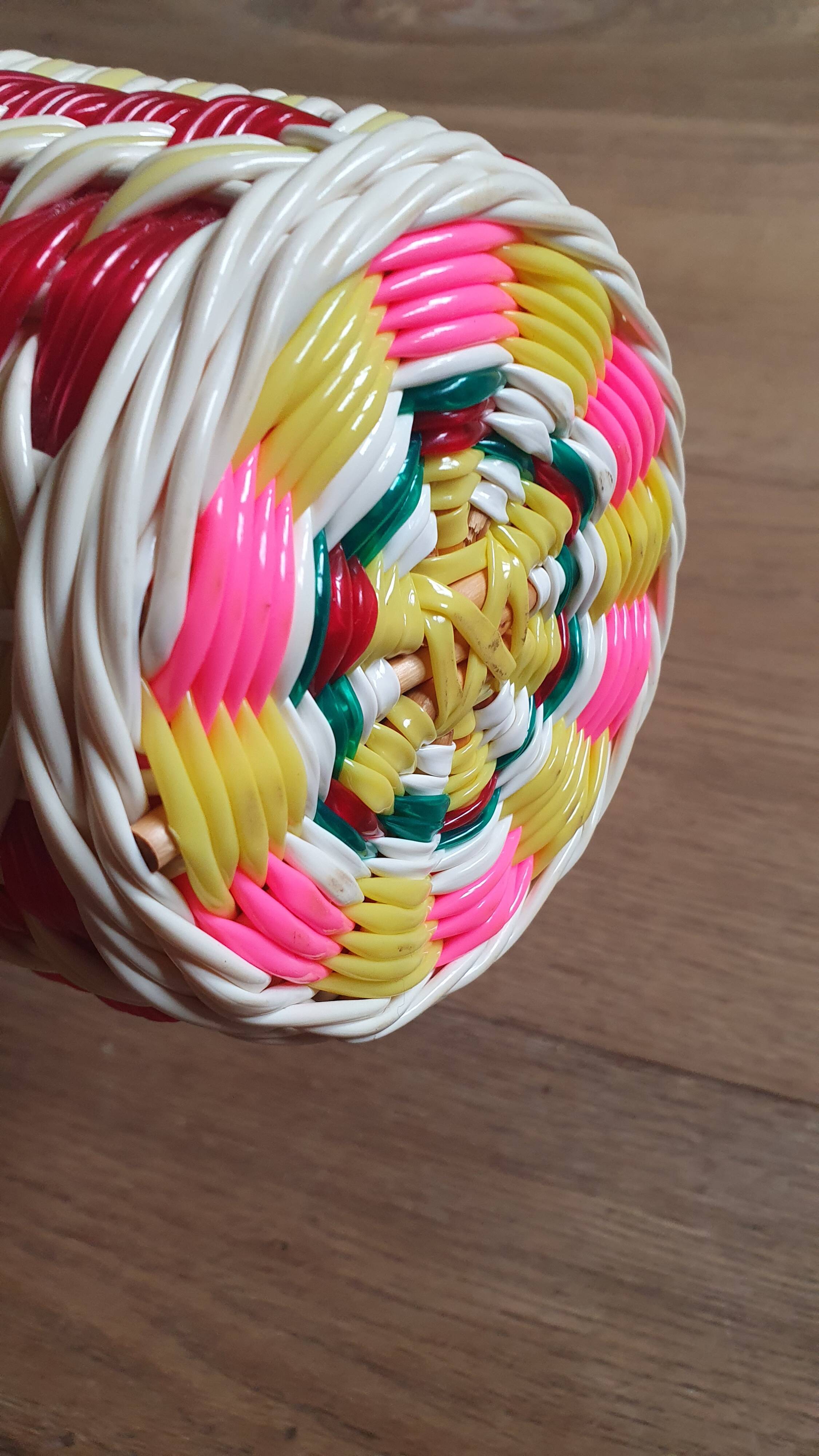 Vintage Scoubidou Bottle