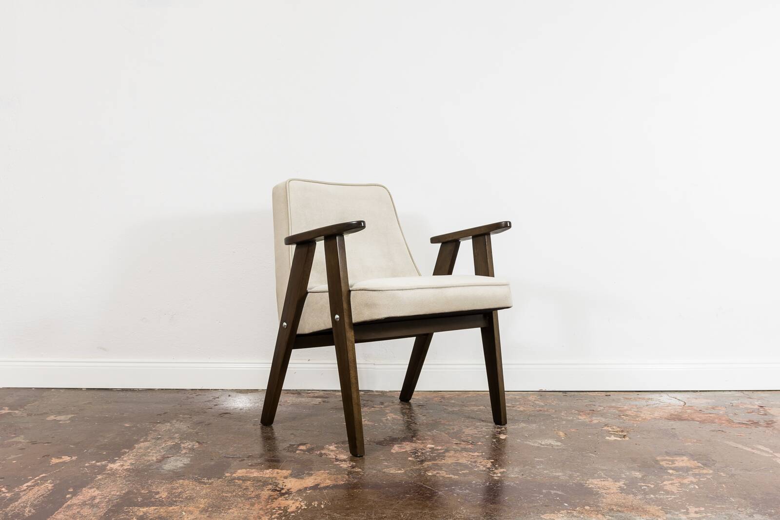 Iconic Polish Mid-Century Armchair 366 by Józef Chierowski 1960's