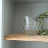 Vintage shallow bookcase re-enchanted in verdigris.