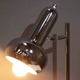Articulated lamp in chrome metal from the 60s