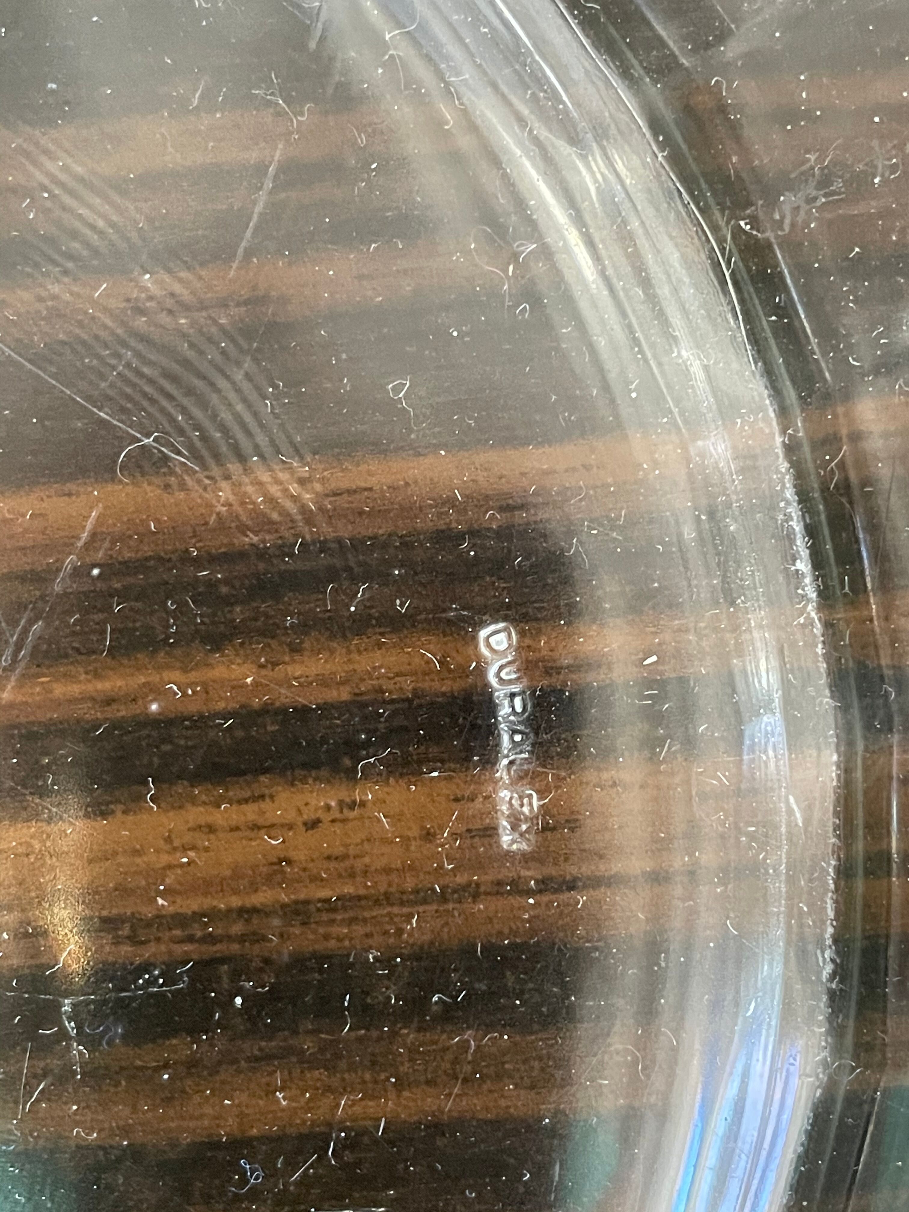 Presentation dish shape flower duralex vintage and ramekin