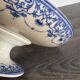 Antique compote dish from Creil and Montereau in ironstone - 19th century