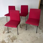 Set of 4 designer chairs model CM 145 by Pierre Paulin