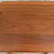 Chic 1930s Art Deco wooden pedestal table