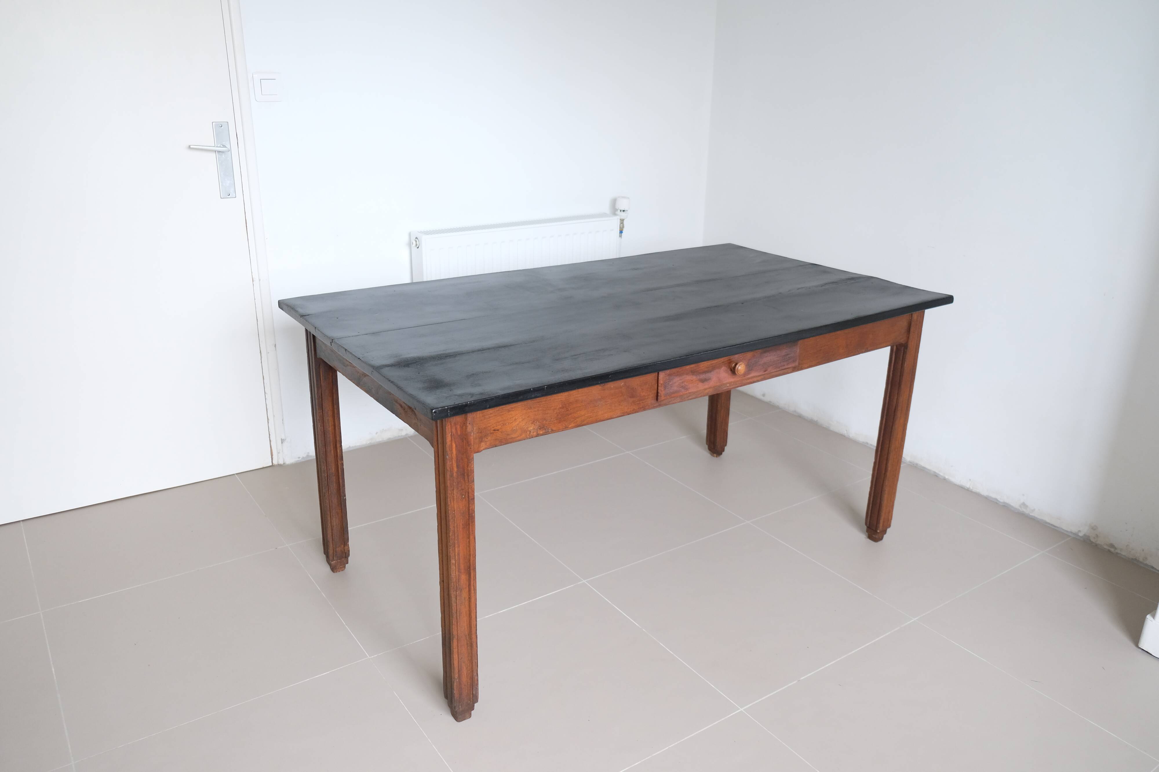 Table de ferme 1 tiroir