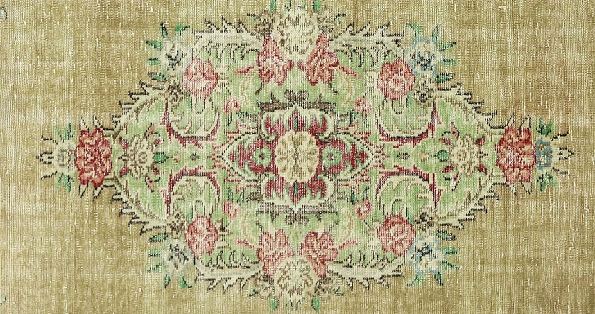 Anatolian handmade vintage rug 274 cm x 163 cm
