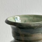 Signed ceramic vase.