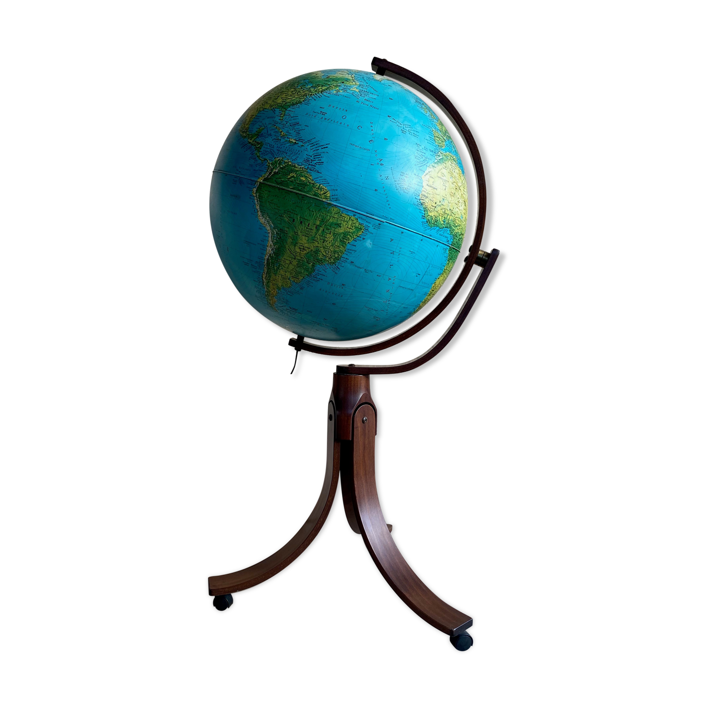 Huge Luminous Globe Ricoscope Florence, Italy, published in 1981