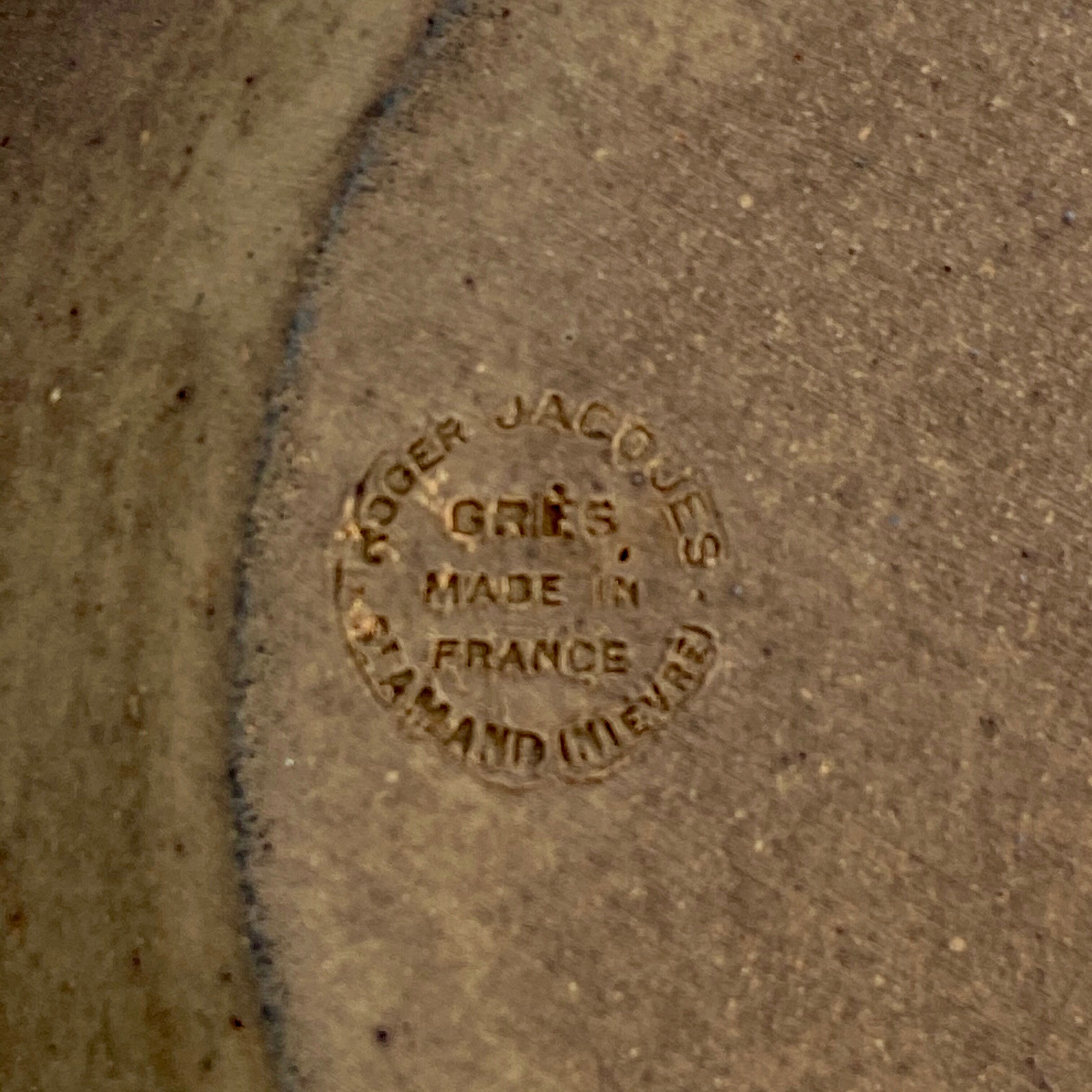 Set of 2 plates -Sandstone of Saint Amand-70s