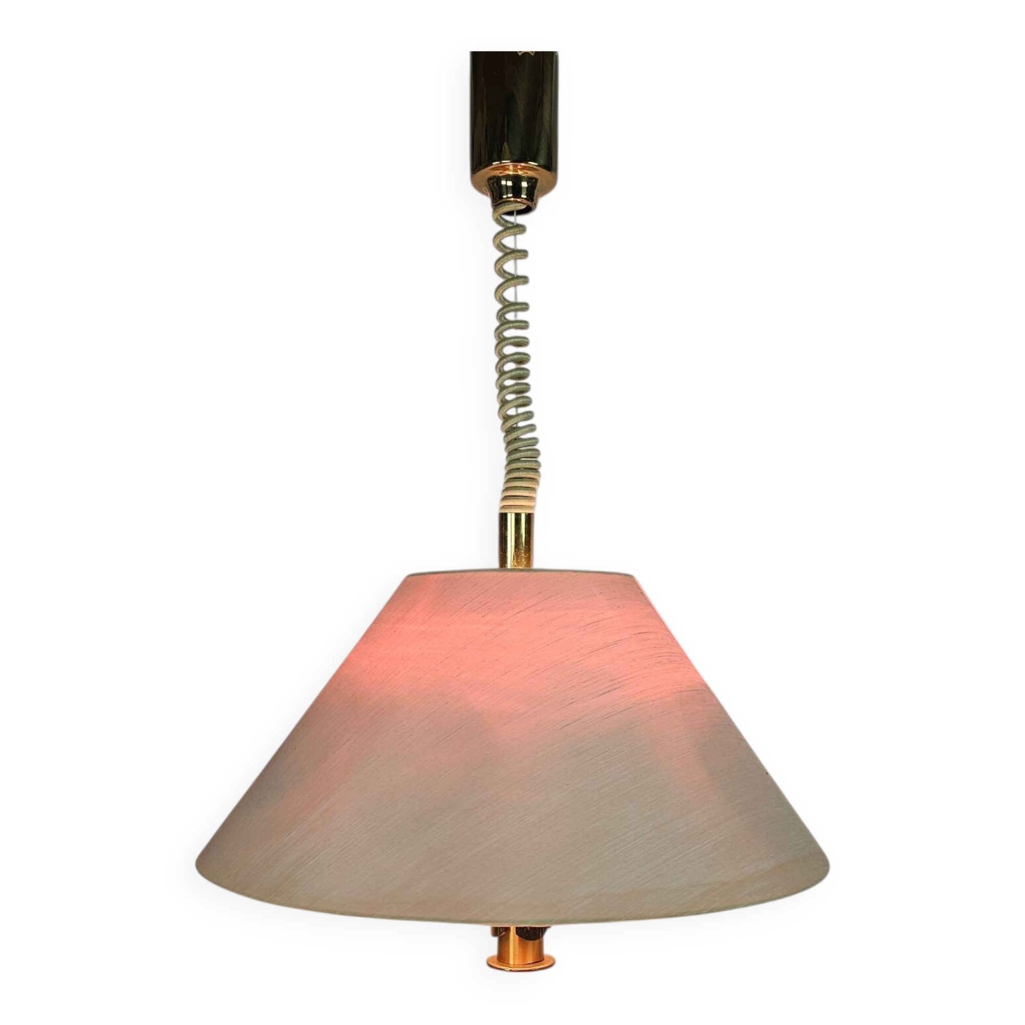 B + M Leuchten - Hollywood Regency style - W-Germany - brass - steel - 80's