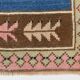 Pink Blue Persian Doormat Accent Rug, 56x97Cm