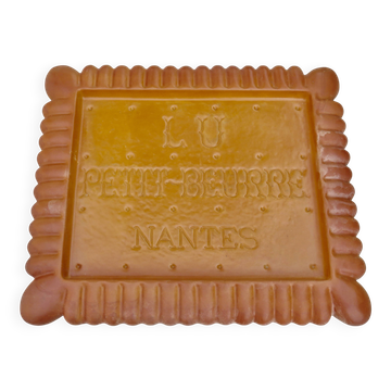 Plateau de service décoratif en résine, années 60