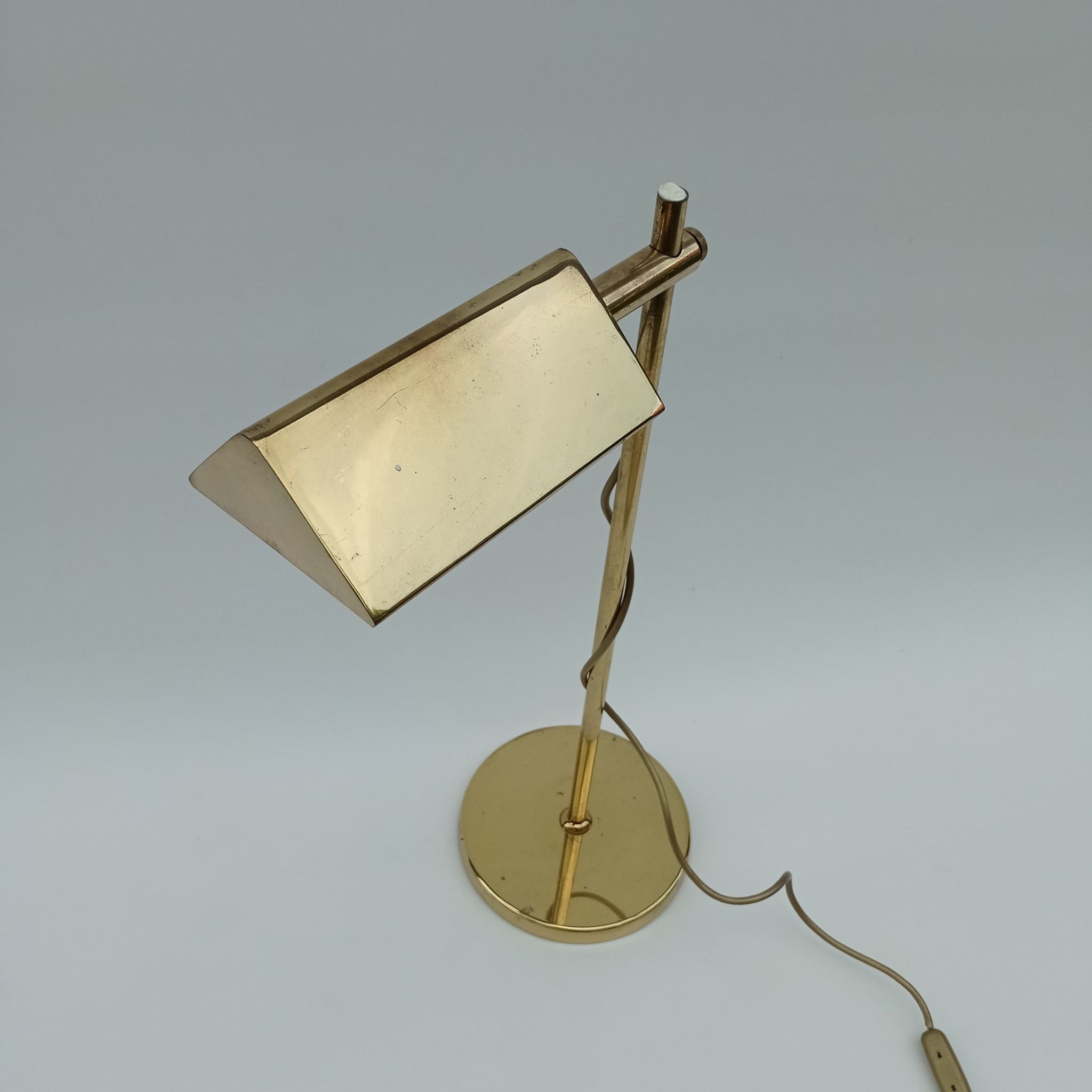 Brass desk lamp from the 70's