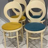 Set of 4 chairs from Baumann, Mouette model, vintage 1970