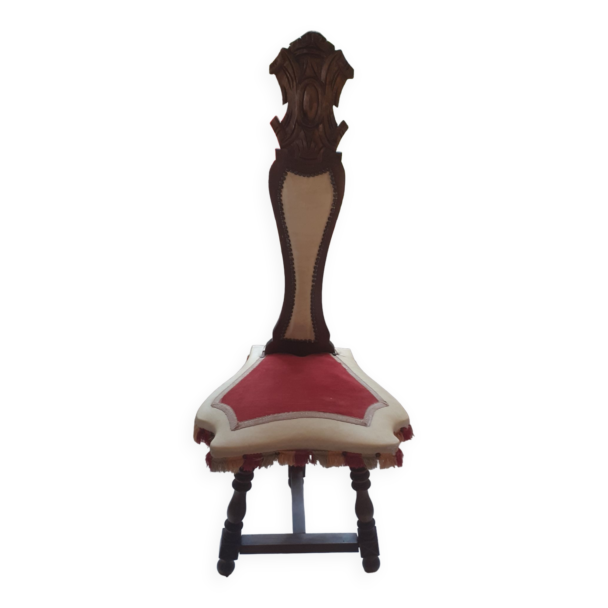 Old chair in medieval style.