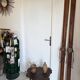 Old vintage wooden ski