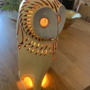 Zoomorphic night light by Jean Austruy