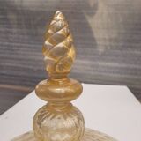 Magpie lamp, Murano crystal and gold powder, Barovier & Toso, 50's