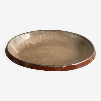 Glazed terracotta dish 1900