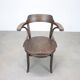 Vintage B3 armchair in bent wood, Czechoslovakia, 1920s