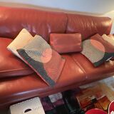 Roche Bobois leather sofa