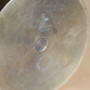Pierre Forssell crown brass vase for Skultuna circa 1970
