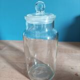 Cotton jar glass Ravenhead with cap