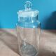 Cotton jar glass Ravenhead with cap