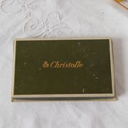 Set of 6 Christofle knife rests in the Strié model in silver-plated metal.