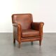 Timeless sheepskin armchair with beautiful colours and a good design