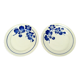 2 asiettes of Badonviller, Capucin model