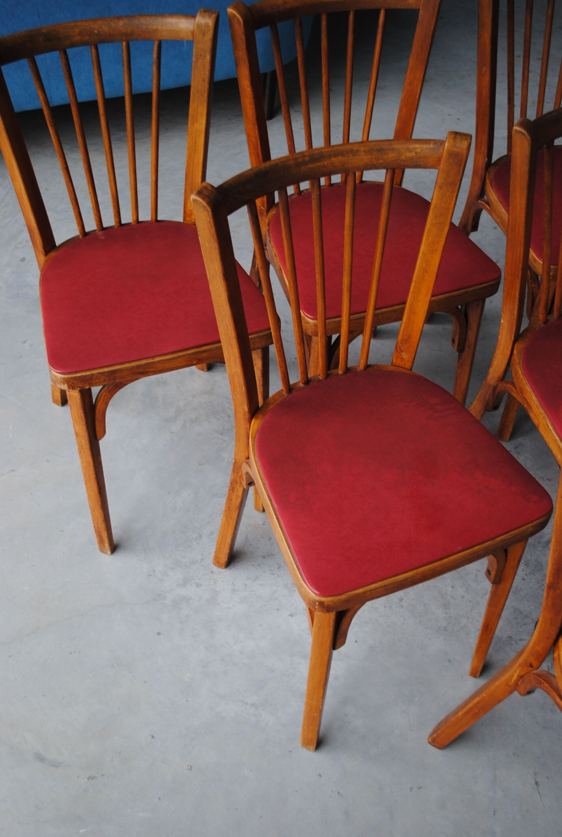 Lot de 6 chaises bistrot Baumann