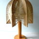 Scandinavian lamp in wood and son of the 1960s