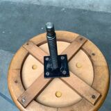 Mid-Century Industrial Tripod Swivel Stool, 1960s