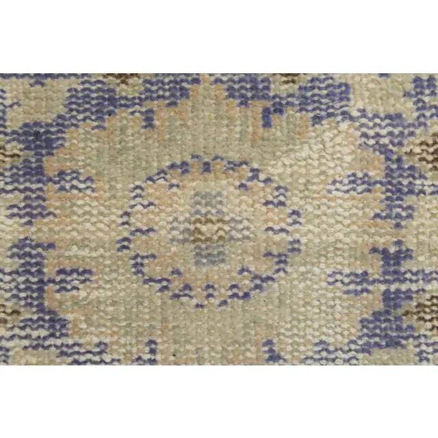 1970s Vintage Turkish Hand-Knotted Wool Cotton Orange Runner Rug 77x314