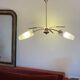 Chandelier sputnik tulips glass 60s