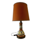 Vintage orange Portuguese table lamp