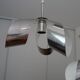 Stainless steel flower cascade suspension, 1970