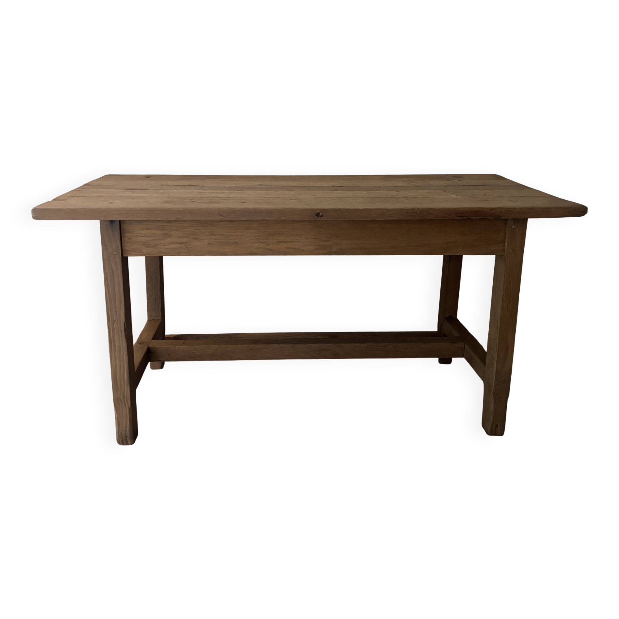 Rustic oak farmhouse table