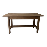 Rustic oak farmhouse table