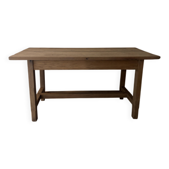 Rustic oak farmhouse table