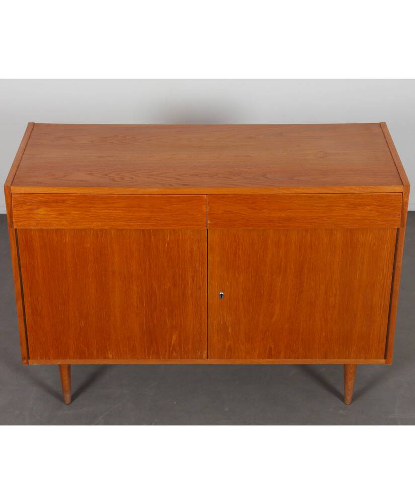 Oak sideboard produced by UP Zavody in the 1960s