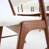 6 chairs in sheepskin fabric upholstery denmark