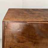 English style mahogany and veneer 19th century slope desk