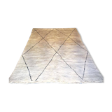 Moroccan carpet style beniouarain 100% wool 135 x 300