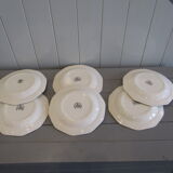 Set of 6 dessert plates Churchill the Chartwell collection