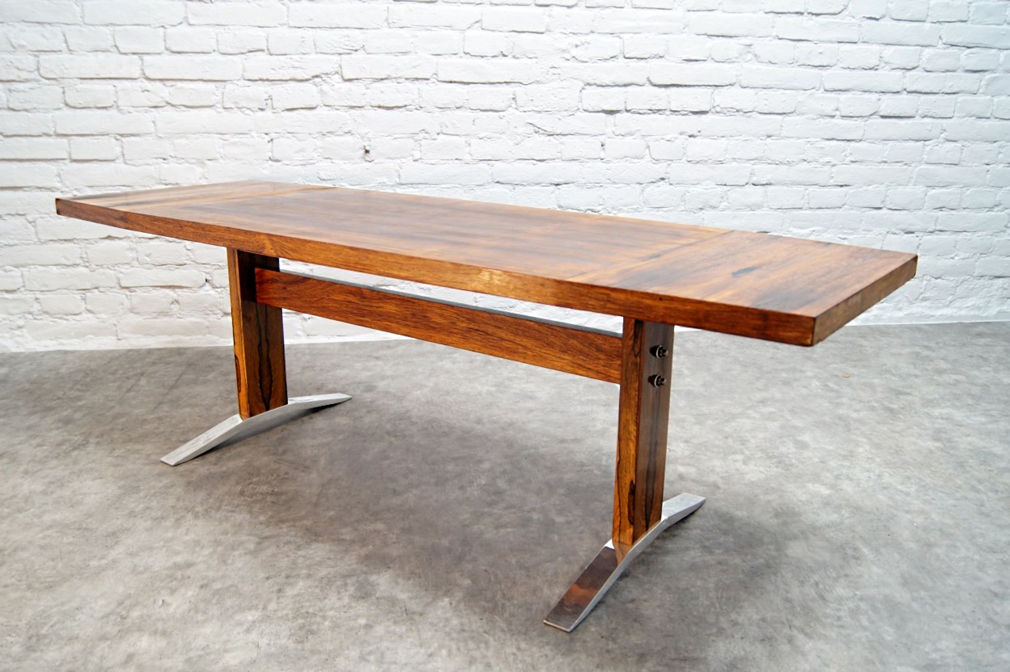 Vintage adjustable rosewood dining or coffee table from K&G, 1960s