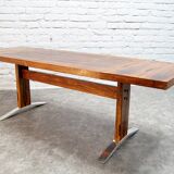 Vintage adjustable rosewood dining or coffee table from K&G, 1960s